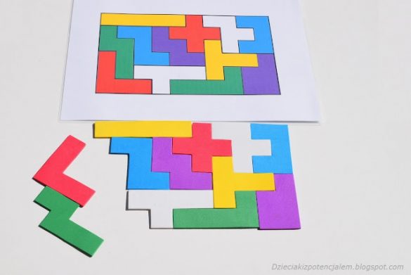 układanka pentomino