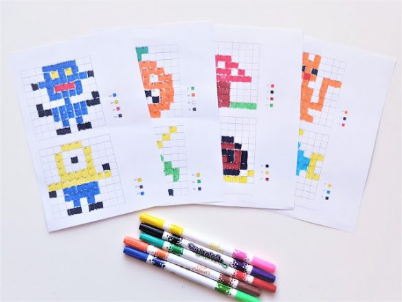 dyktando graficzne dla dzieci