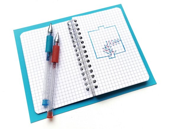 piłkarzyki na kartce